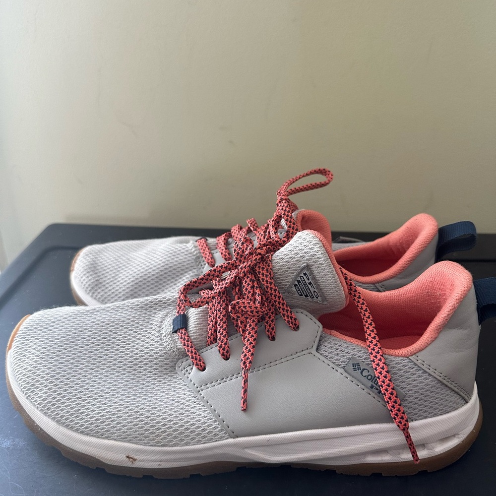 Columbia Tamiami PFG Boat Shoes BL0174 063 Grey Ice Sz 8.5